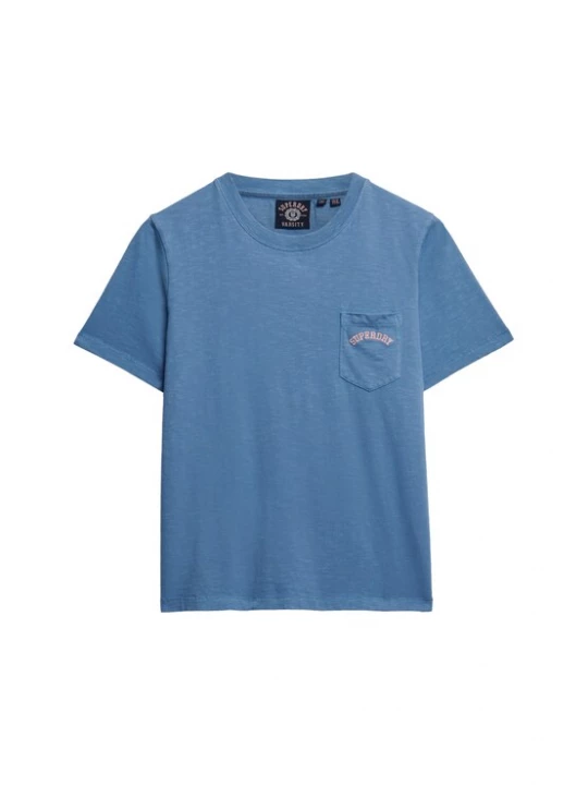 Foto van product Superdry & Co Shirt 'Essential' royal blue / koningsblauw