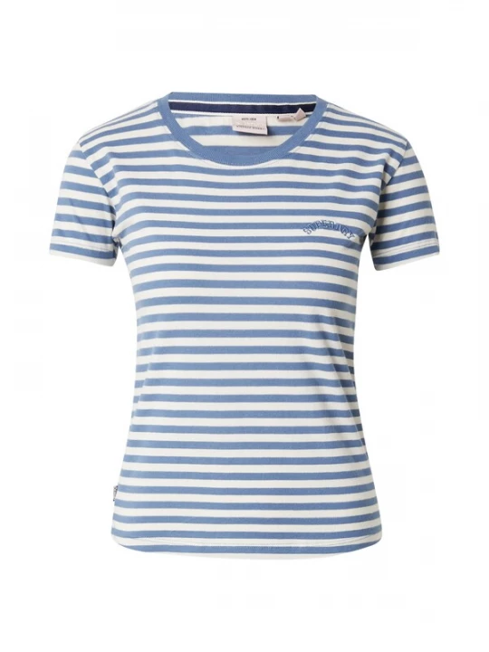 Foto van product Superdry & Co Shirt 'Essential' saffier / offwhite