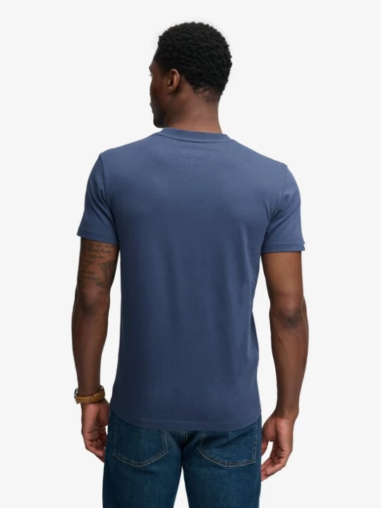 Foto van product Superdry & Co Shirt 'Essential Serif' marine / geel