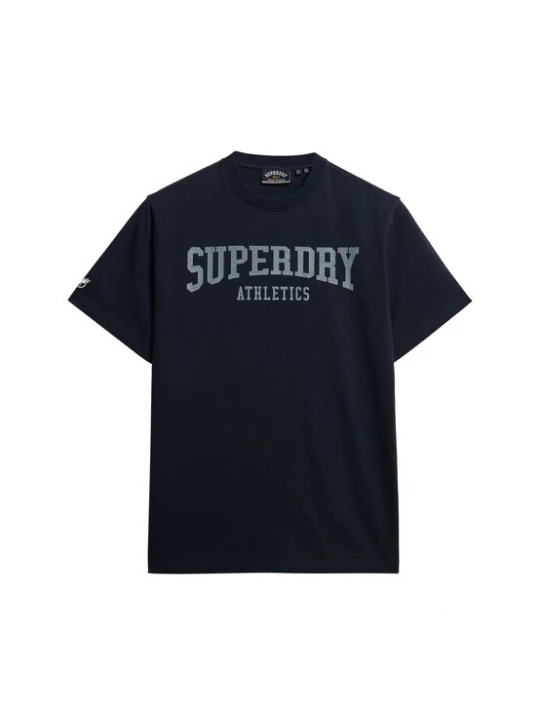 Foto van product Superdry & Co Shirt 'Essentials' marine / grijs gemêleerd