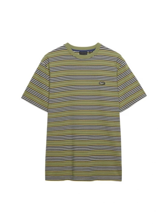 Foto van product Superdry & Co Shirt geel / appel / zwart / offwhite
