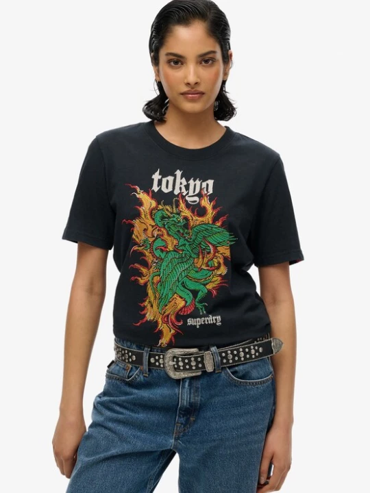 Foto van product Superdry & Co Shirt gemengde kleuren / zwart