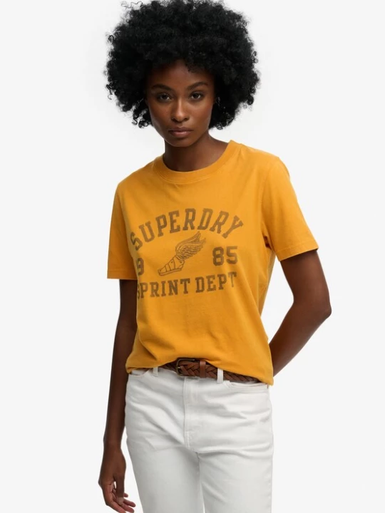 Foto van product Superdry & Co Shirt goudgeel