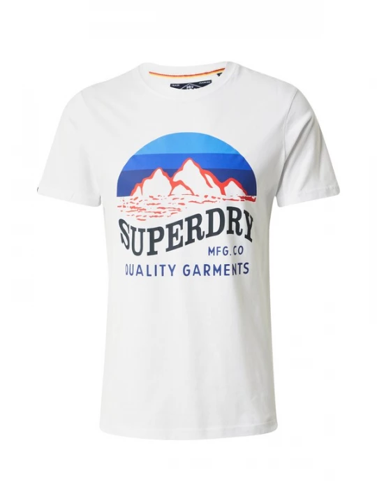 Foto van product Superdry & Co Shirt 'Great Outdoors' blauw / rood / zwart / wit