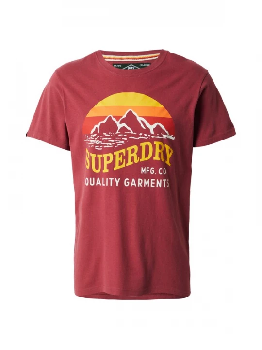 Foto van product Superdry & Co Shirt 'Great Outdoors' geel / oranje / kersrood / wit