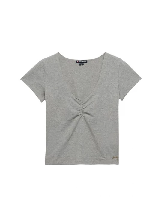 Foto van product Superdry & Co Shirt grijs gemêleerd