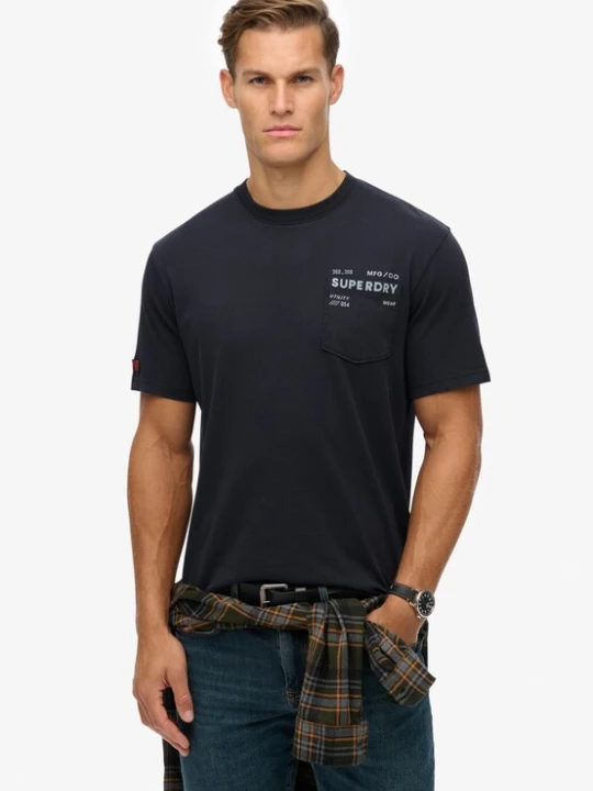 Foto van product Superdry & Co Shirt grijs / zwart