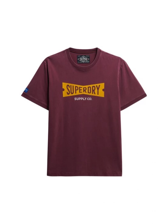 Foto van product Superdry & Co Shirt 'Heritage' curry / sering / wijnrood