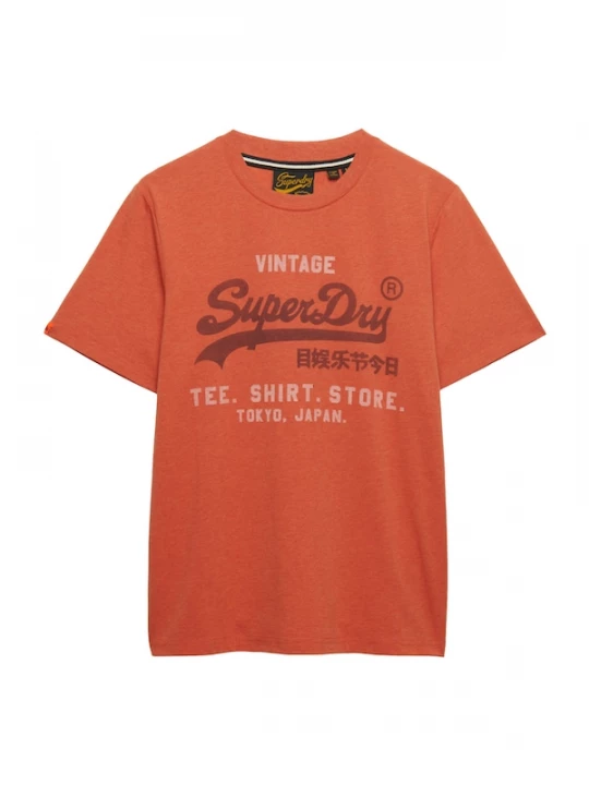Foto van product Superdry & Co Shirt 'Heritage' kreeft / donkerrood / wit
