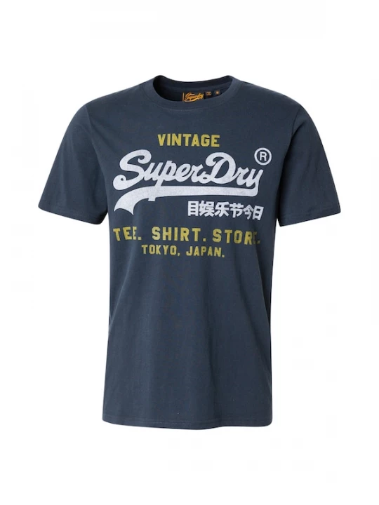 Foto van product Superdry & Co Shirt 'Heritage' marine / grijs / olijfgroen
