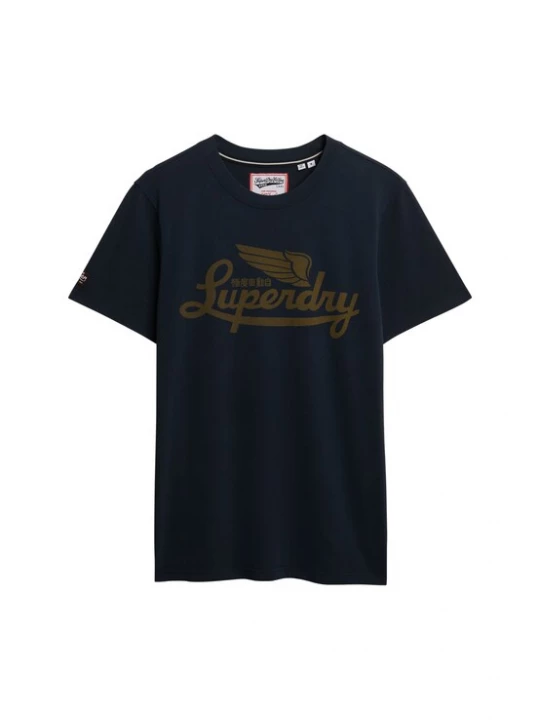 Foto van product Superdry & Co Shirt 'Heritage' navy / ombergrijs