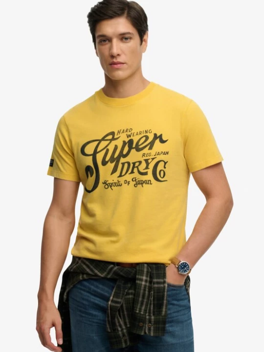 Foto van product Superdry & Co Shirt 'Industry Worker' honing / zwart