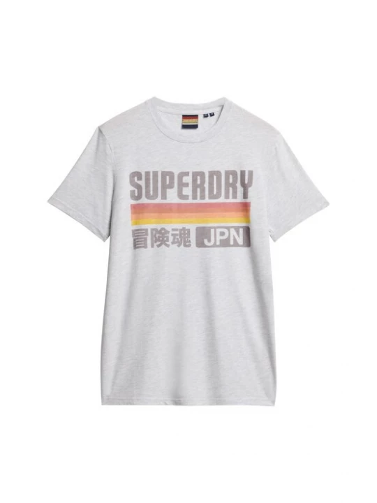 Foto van product Superdry & Co Shirt 'Japan' wit gemêleerd