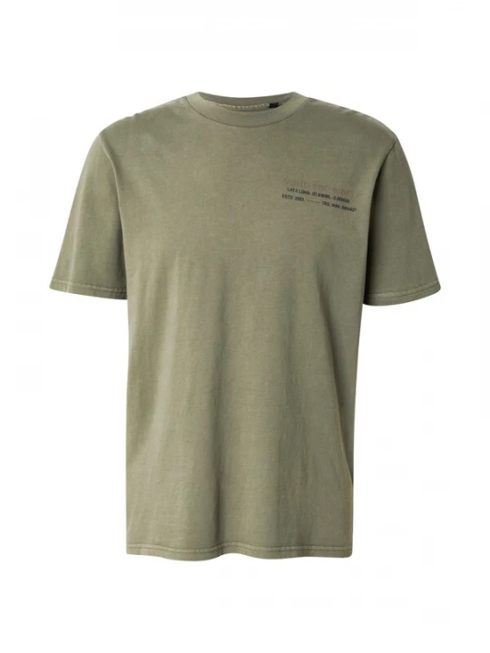 Foto van product Superdry & Co Shirt lichtbruin / olijfgroen / zwart