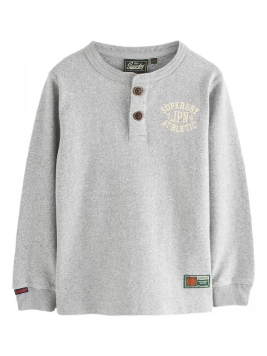 Foto van product Superdry & Co Shirt lichtgeel / grijs
