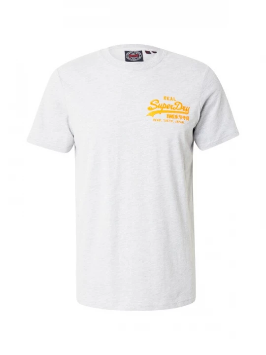 Foto van product Superdry & Co Shirt lichtgrijs / oranje