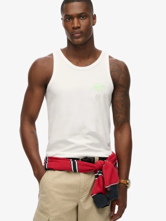 Foto van product Superdry & Co Shirt lichtgroen / wit