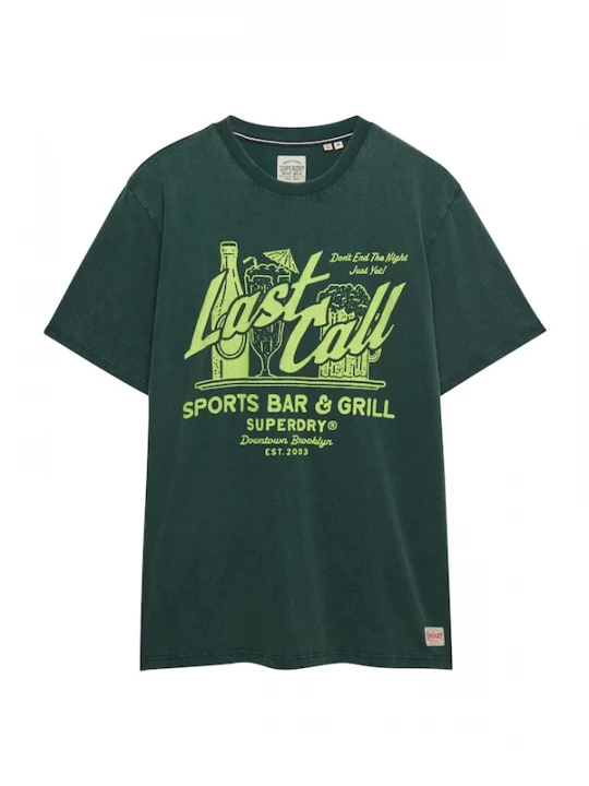 Foto van product Superdry & Co Shirt 'LOCAL BUSINESS' neongroen / donkergroen