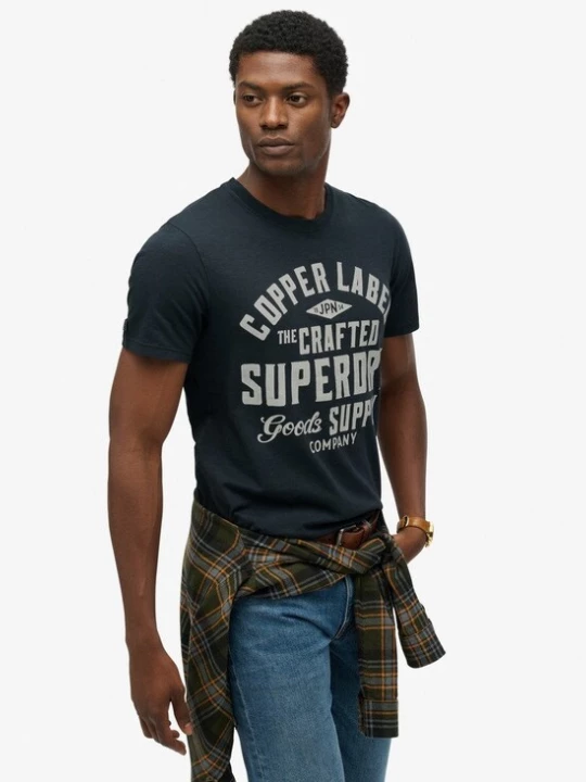 Foto van product Superdry & Co Shirt marine / grijs