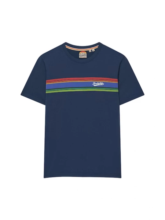 Foto van product Superdry & Co Shirt marine / groen / lila / rood