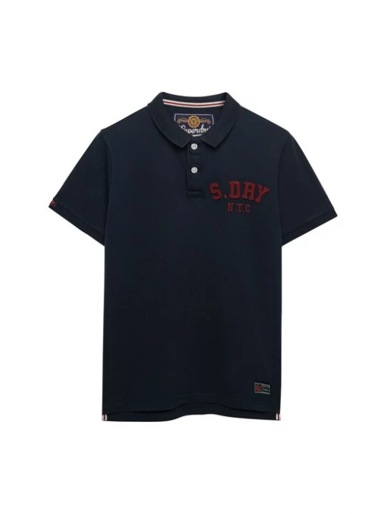 Foto van product Superdry & Co Shirt marine / karmijnrood