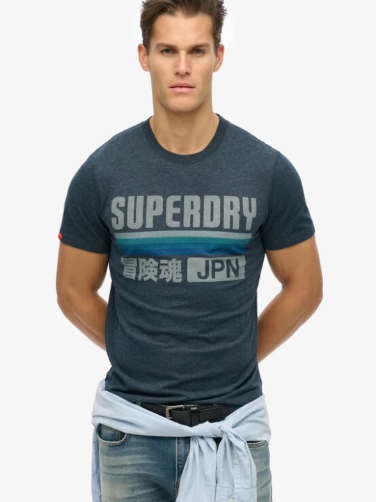 Foto van product Superdry & Co Shirt marine / navy / azuur / duifblauw