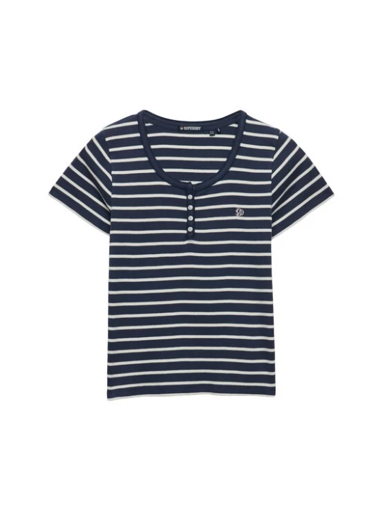Foto van product Superdry & Co Shirt marine / wit