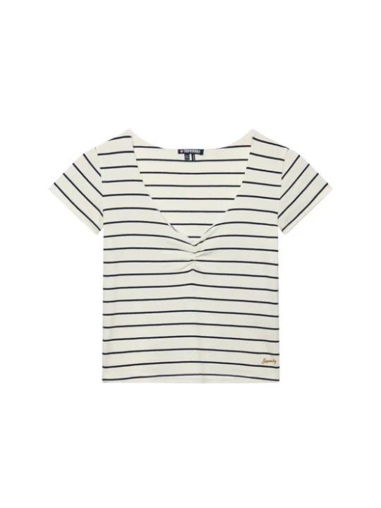 Foto van product Superdry & Co Shirt marine / wolwit