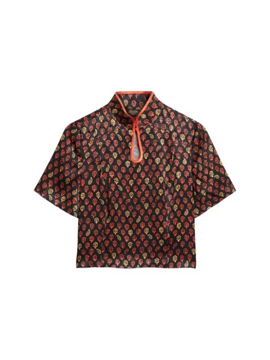 Foto van product Superdry & Co Shirt navy / goudgeel / oranje