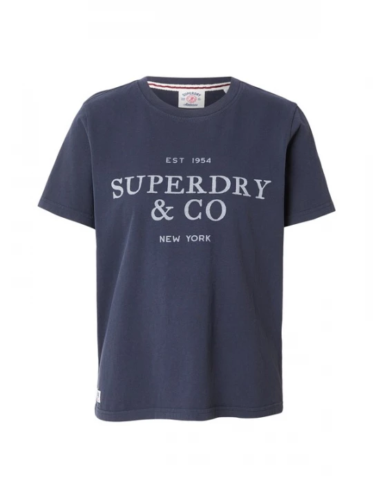 Foto van product Superdry & Co Shirt navy / lichtblauw