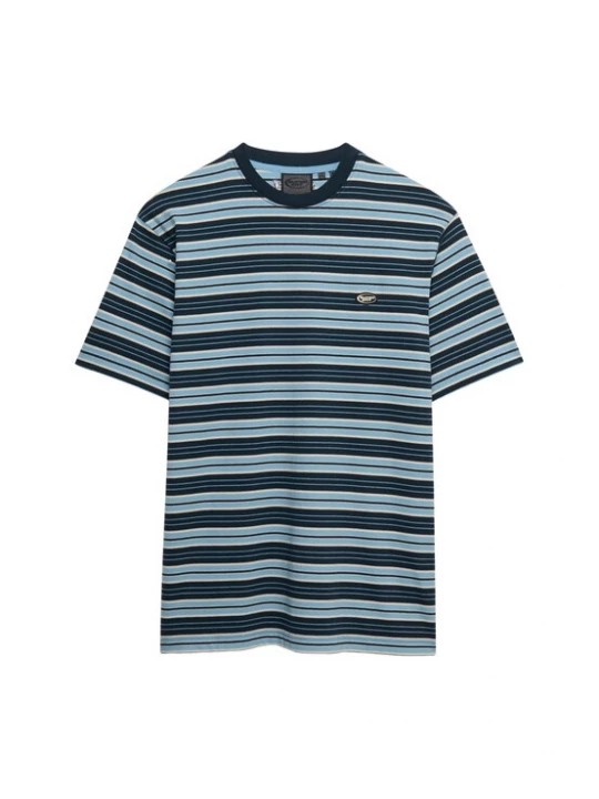 Foto van product Superdry & Co Shirt navy / lichtblauw / offwhite