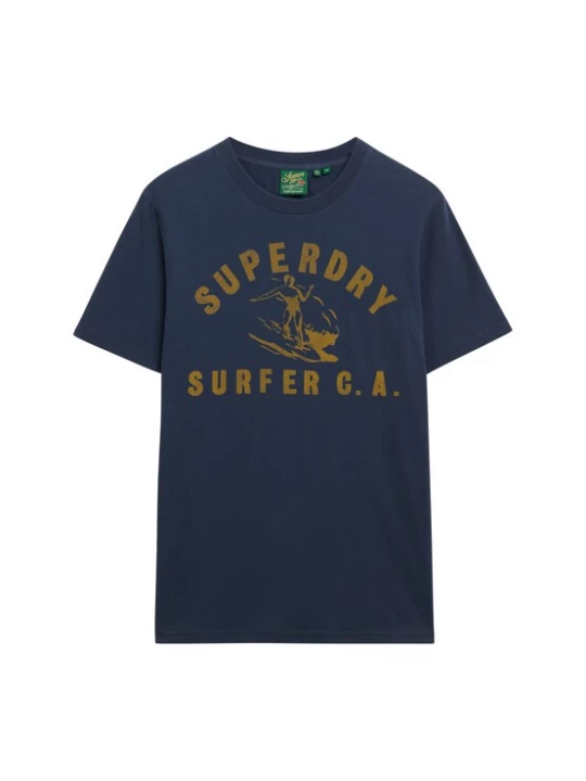 Foto van product Superdry & Co Shirt navy / mosterd