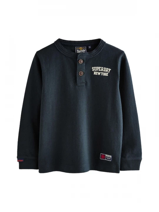 Foto van product Superdry & Co Shirt navy / wit
