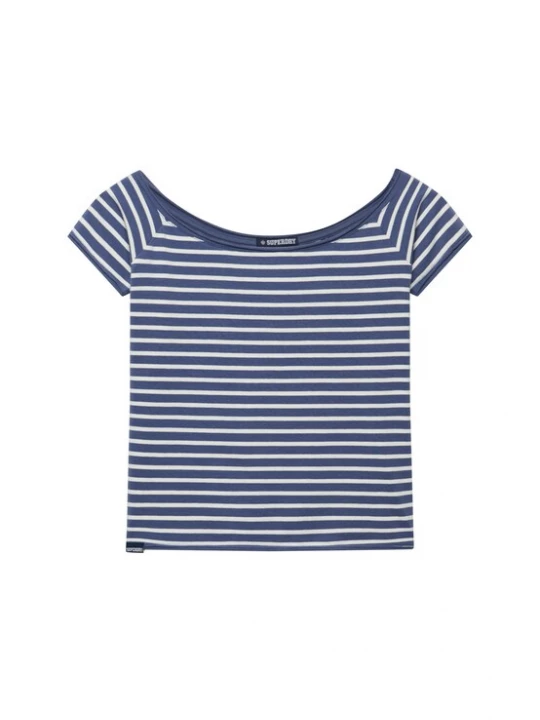 Foto van product Superdry & Co Shirt navy / wit