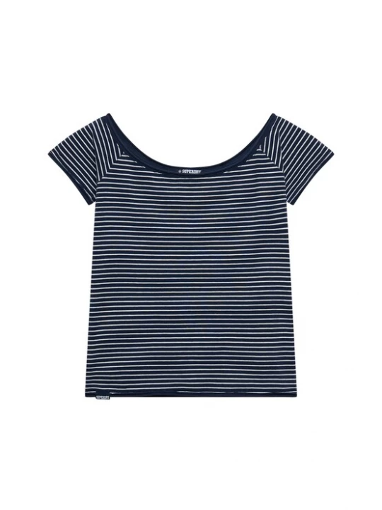 Foto van product Superdry & Co Shirt navy / wit