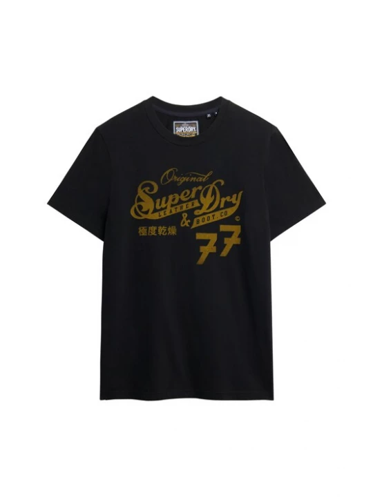 Foto van product Superdry & Co Shirt olijfgroen / zwart