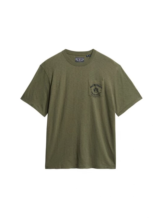 Foto van product Superdry & Co Shirt olijfgroen / zwart