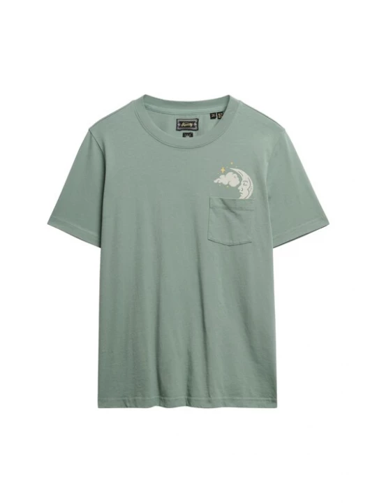 Foto van product Superdry & Co Shirt 'Psychic Readings' beige / pastelgroen