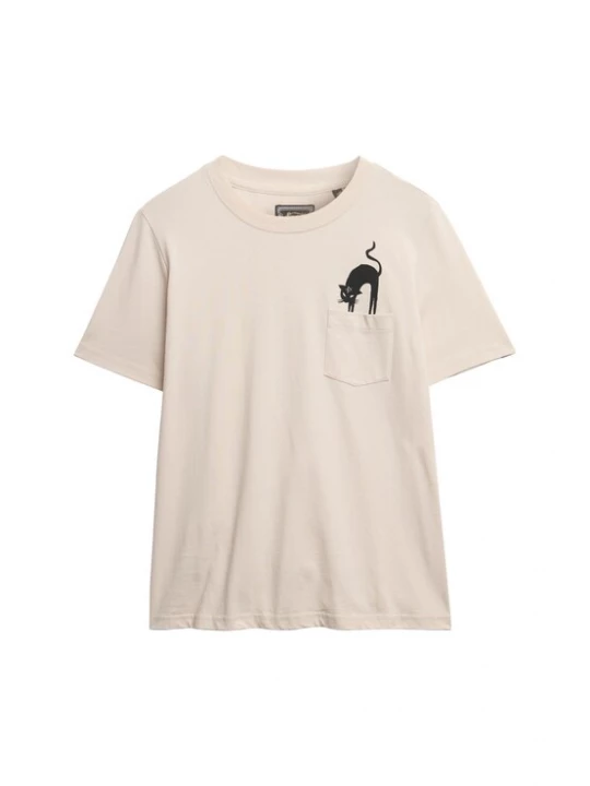 Foto van product Superdry & Co Shirt 'Psychic Readings' crème / zwart