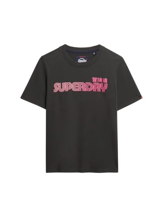 Foto van product Superdry & Co Shirt rosa / zwart