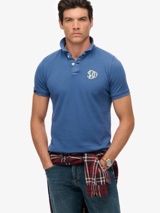 Foto van product Superdry & Co Shirt saffier / wit