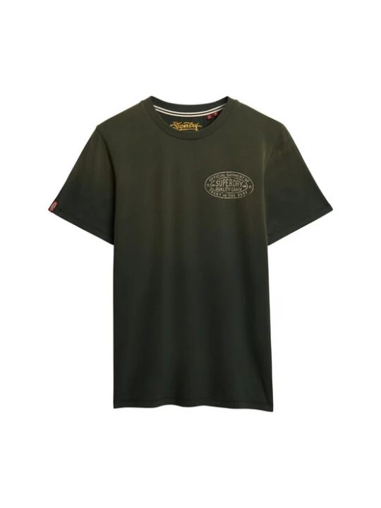 Foto van product Superdry & Co Shirt taupe / donkergroen