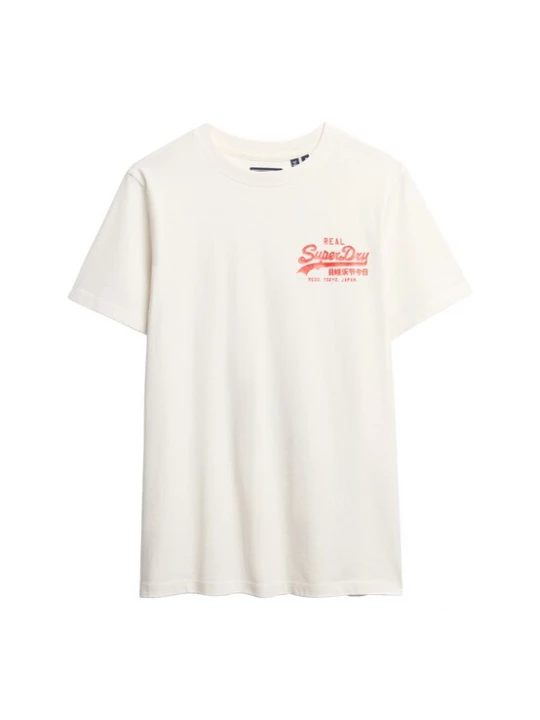 Foto van product Superdry & Co Shirt 'Tokyo' bloedrood / offwhite