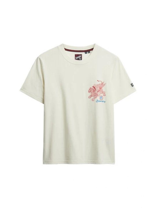 Foto van product Superdry & Co Shirt 'Tokyo Narrative' gemengde kleuren / wolwit
