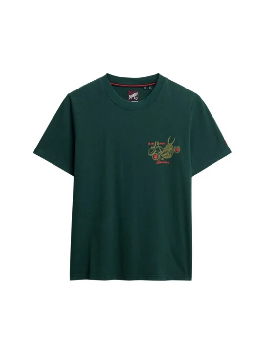 Foto van product Superdry & Co Shirt 'Tokyo Narrative' groen