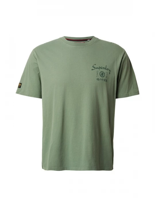 Foto van product Superdry & Co Shirt 'Tokyo Narrative' groen / appel
