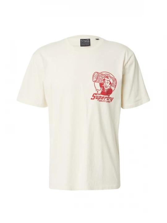 Foto van product Superdry & Co Shirt 'Trade Tools' sand / rood