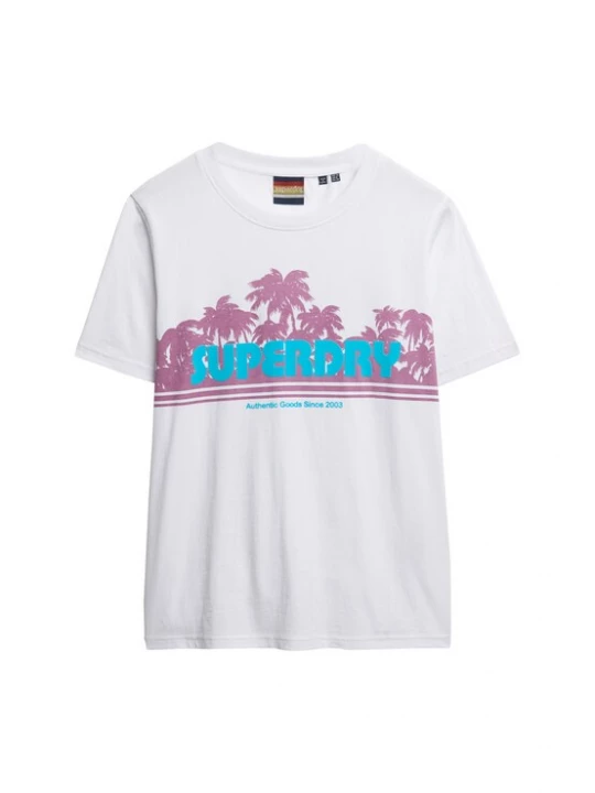 Foto van product Superdry & Co Shirt turquoise / braam / wit