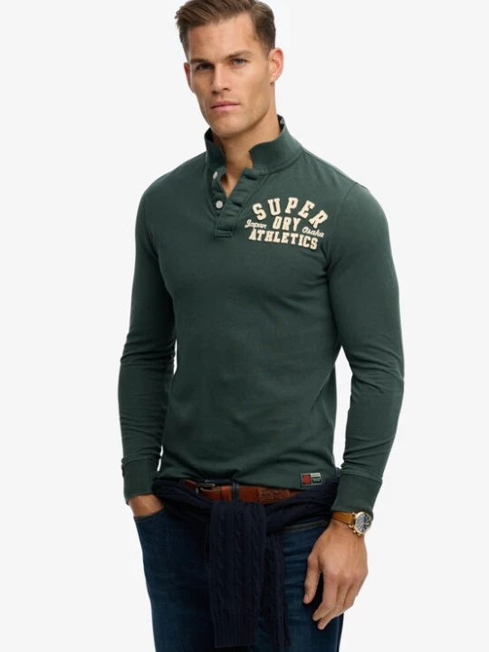 Foto van product Superdry & Co Shirt 'Vintage Athletic' crème / donkergroen