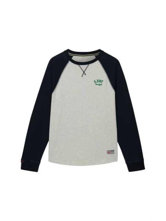 Foto van product Superdry & Co Shirt 'Vintage Athletic' marine / grijs gemêleerd